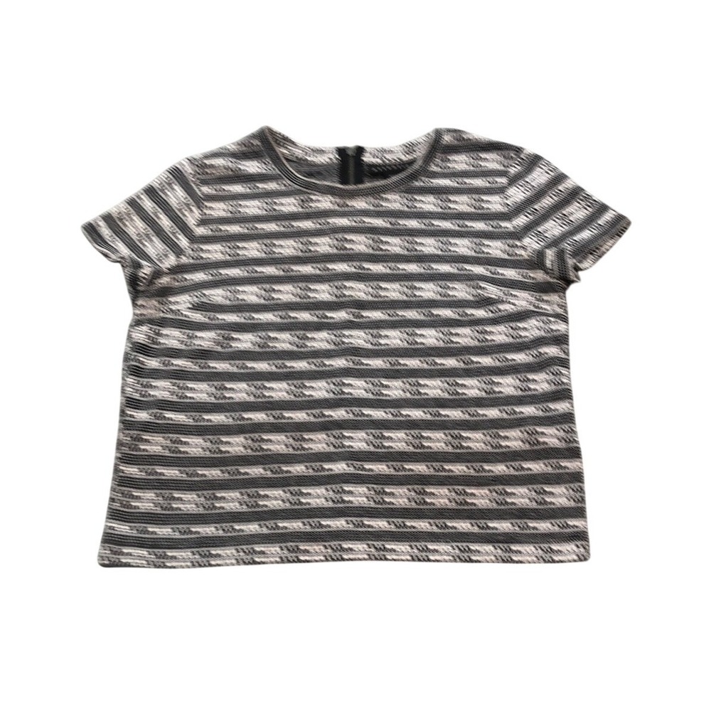 Attention women's black and white crop top size medium